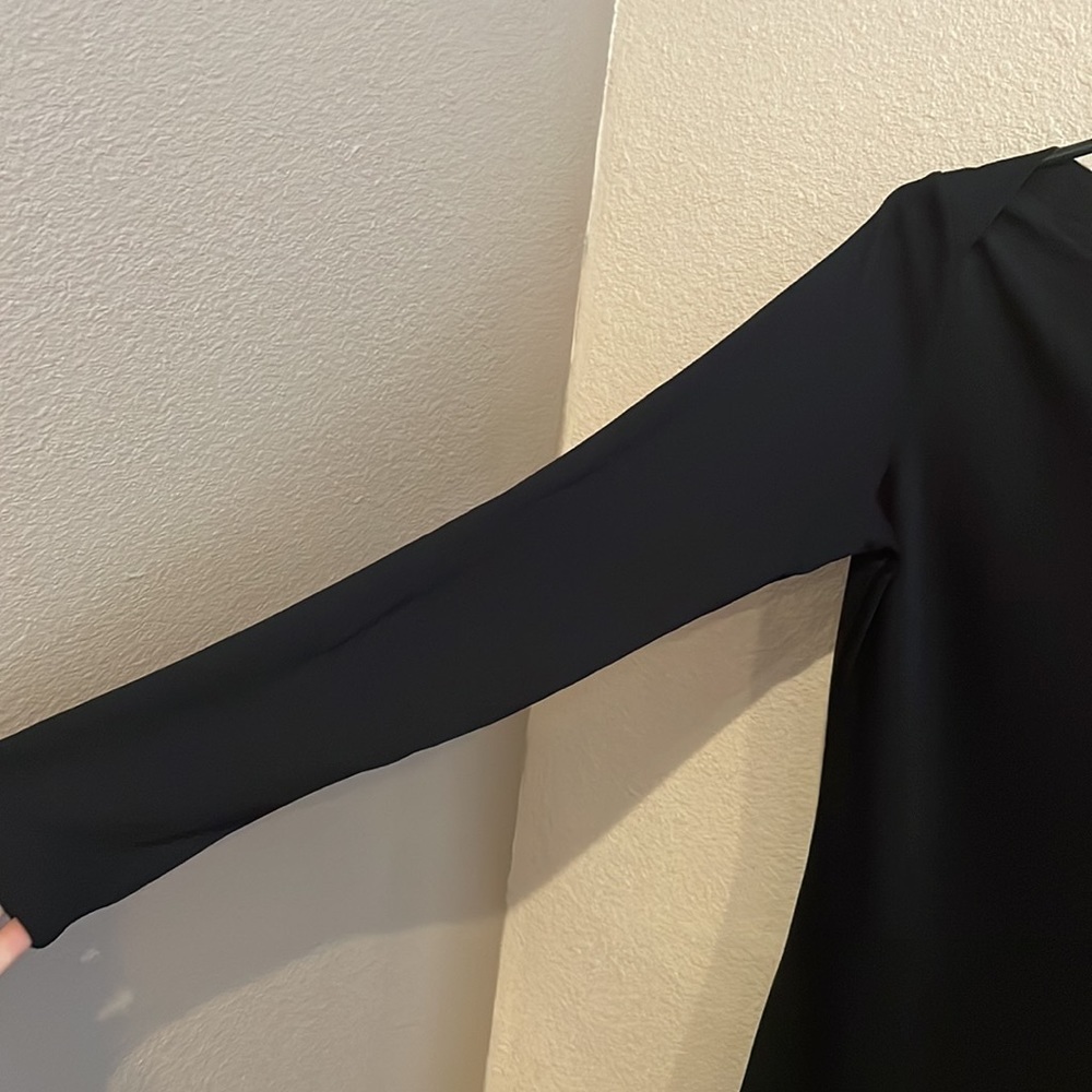 EUC LILY WOMENS MODEST DRESS ALL BLACK SIZE MEDIUM - Picture 7 of 11